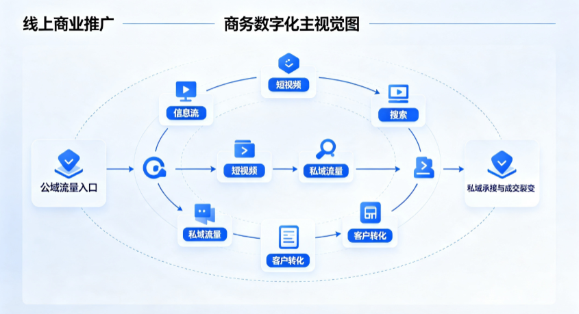 金川区线上商业推广怎么做？全域流量闭环搭建与低成本转化实战指南